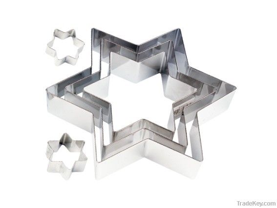 Stainless steel star cookie cutter/cake mould