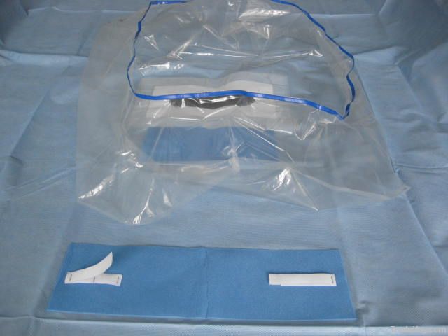 Disposable surgical C-section drape