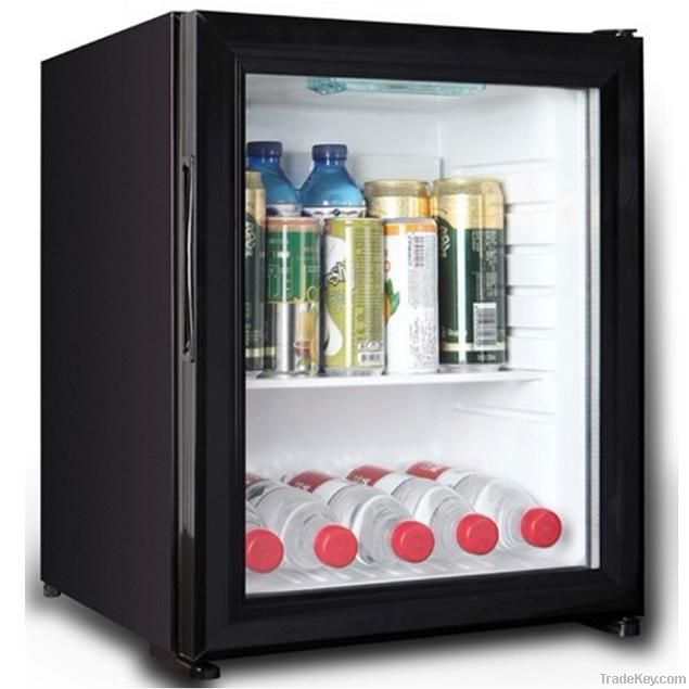 Absorption Hotel Mini Bar Glass Door Mini Fridge