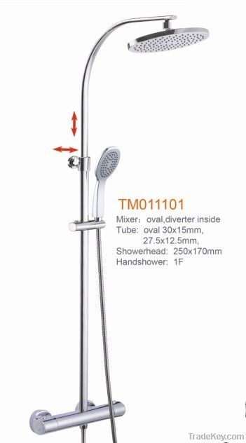 square thermostatic mixer shower