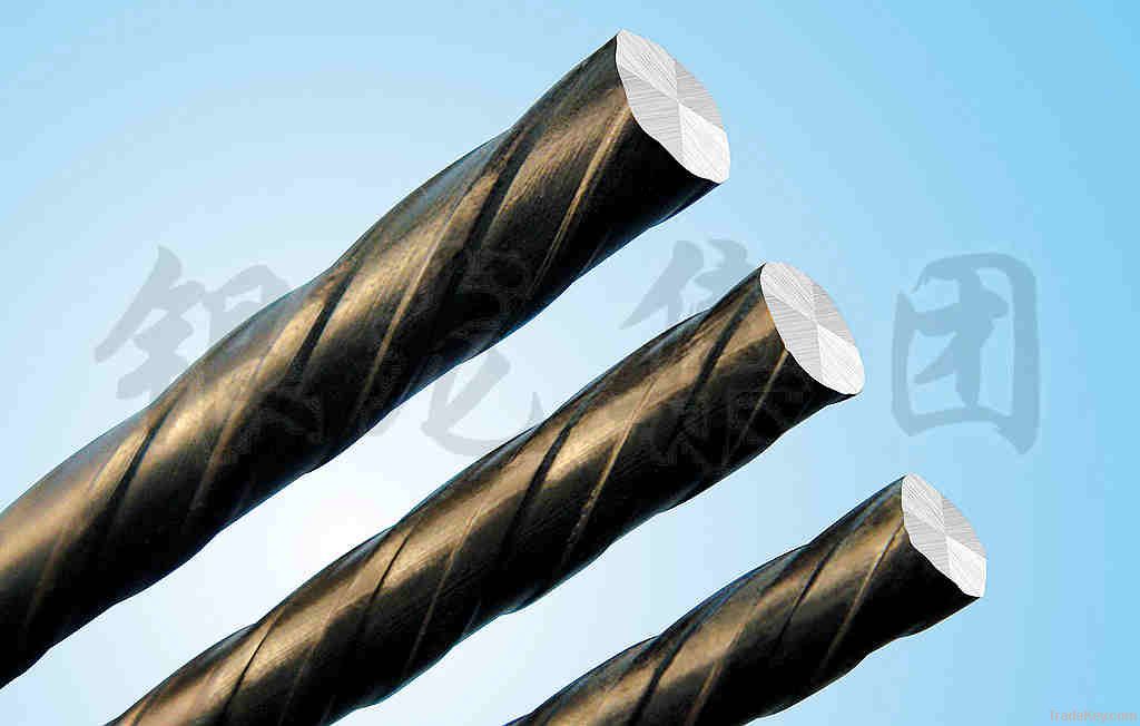 Prestressed steel wire