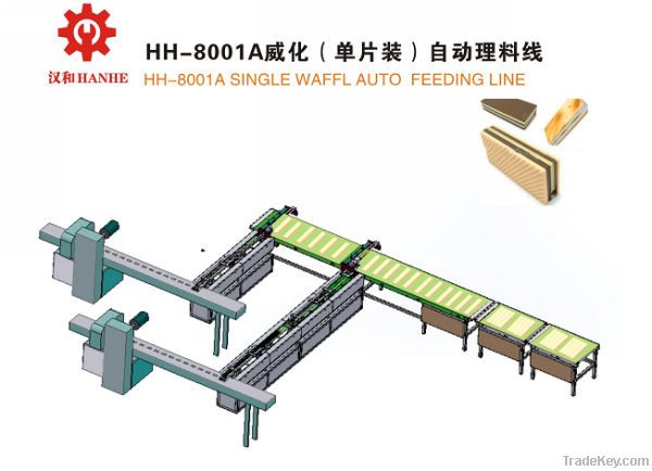 Single wafer feeding system with packing machine