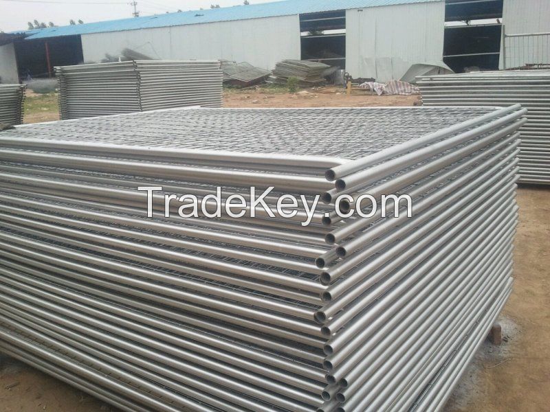 Galvanized Temporary Fence, ISO 9001 factory