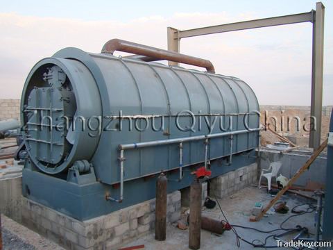 tire recycling to oil machine