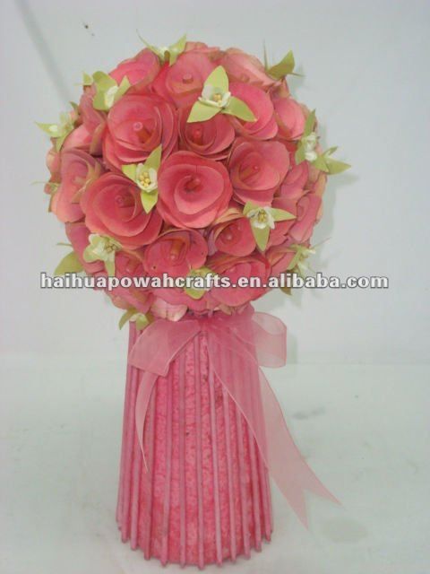 Artificial flowers ball