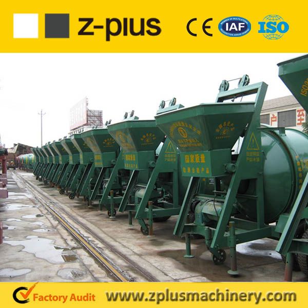 New arrival JZC350 self reverse drum concrete mixer