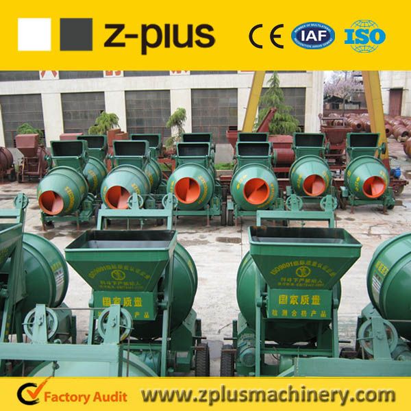 New arrival JZC350 self reverse drum concrete mixer