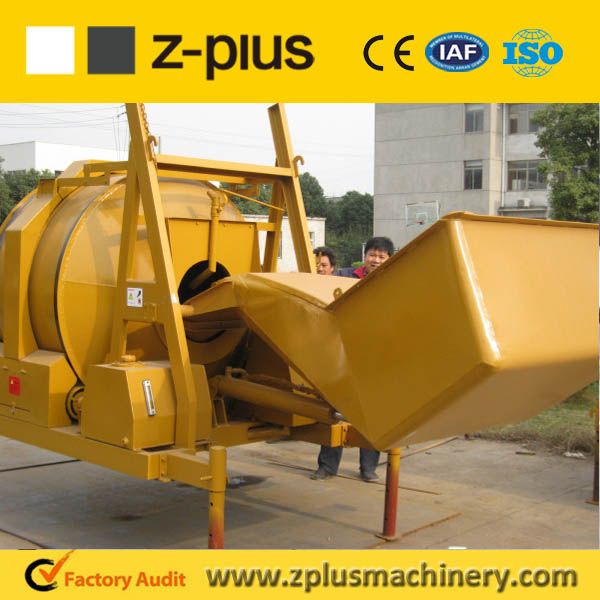 Made in China Portable type JZR350W diesel engine concrete mixer