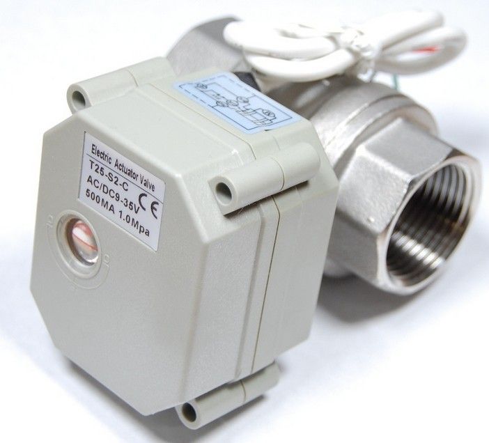 9-24V normal closed/open motorized valve 1/2'', 3/4'' and 1''  for water heating brewing