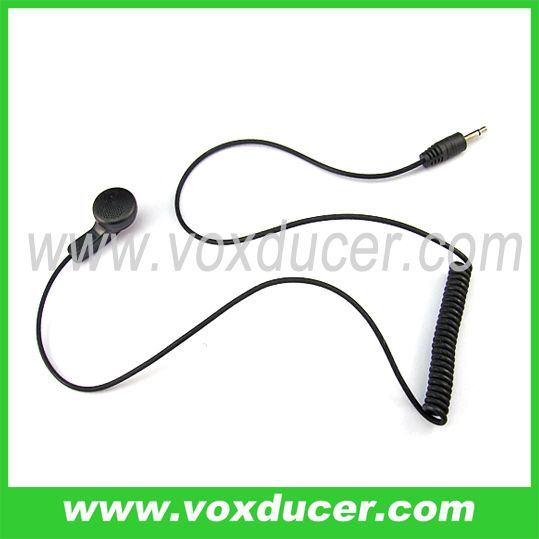 Listen Only Earpiece for two way radio walkie talkie intercom