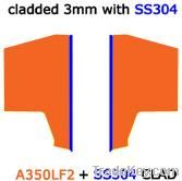 Deposit Weld Overlay, A350LF2+SS304 CLAD