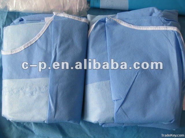 reinforced surgical gown