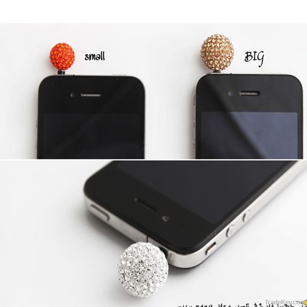 Clay Bead Earphone Jack Plug