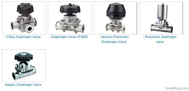 sanitary stainless steel diaphragm valve