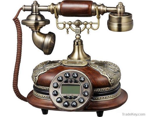 antique wood grain telephone for home appliance“plain sailing”