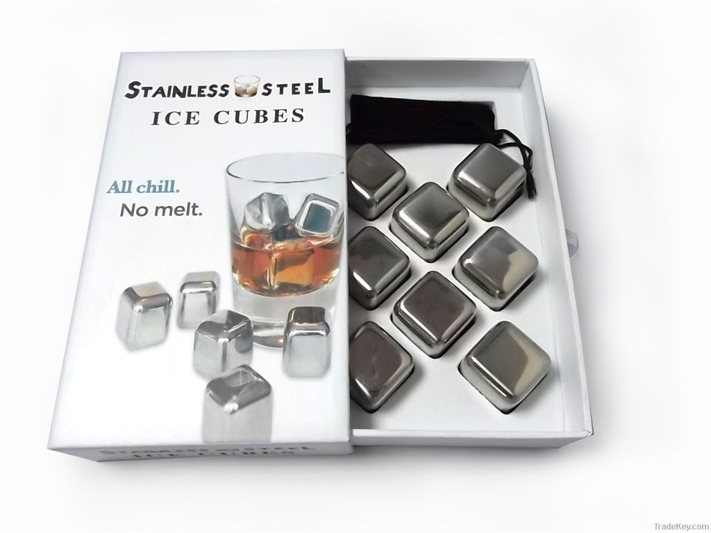 2013 Hot selling stainless steel ice cube, ice stone