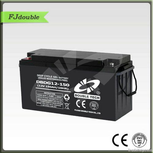 Double Tech VRLA Solar Gel Battery 12v 150ah