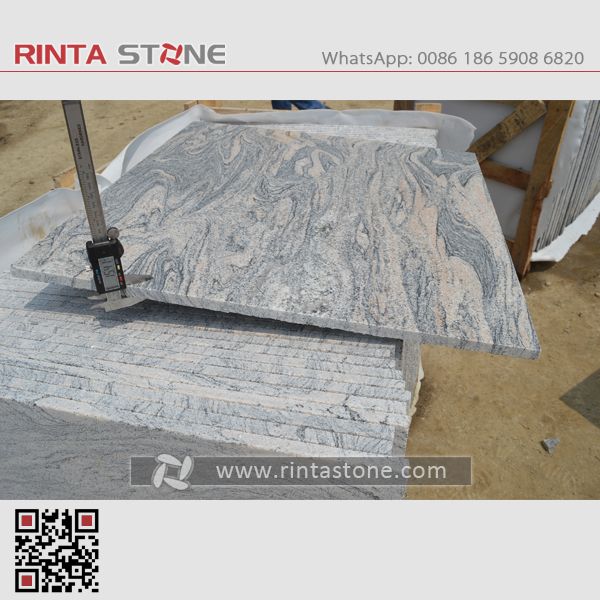 China  Juparana Colombo granite pink spray wave