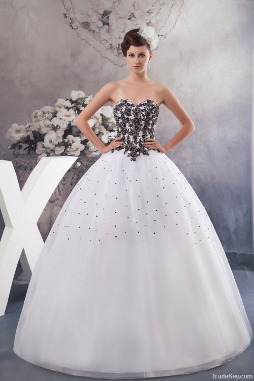 Sexy Ball Gown Organza Wedding Dress