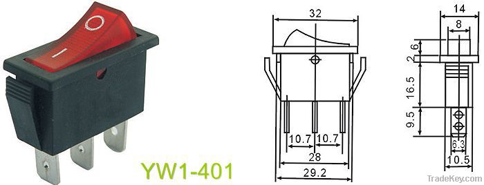 Lighted Rocker Switch