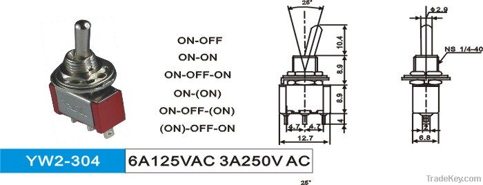 Miniature Rocker Switch