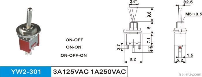 Sub-Miniature Toggle Switch