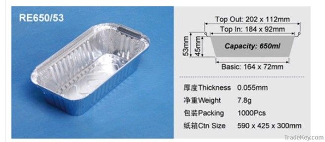 aluminium foil container