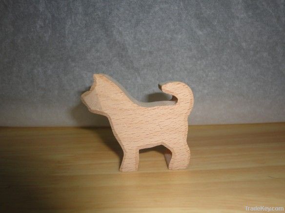 wooden dog
