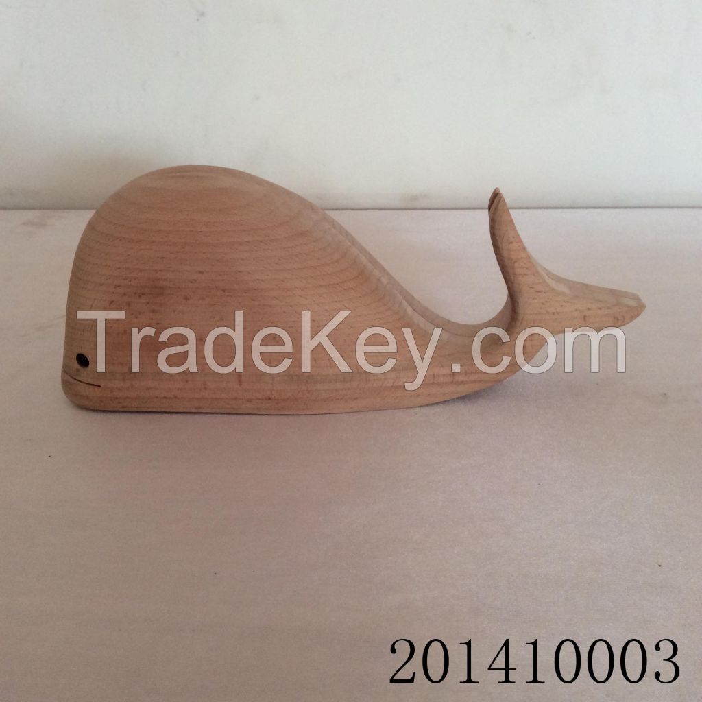 wooden dolphin