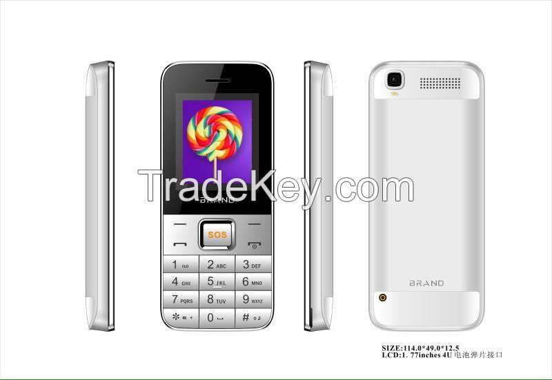 Cheapest 1.8inch dual SIM feature bar mobile phone