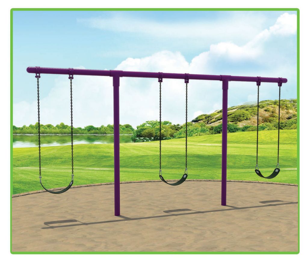 galvanized pipe swing set