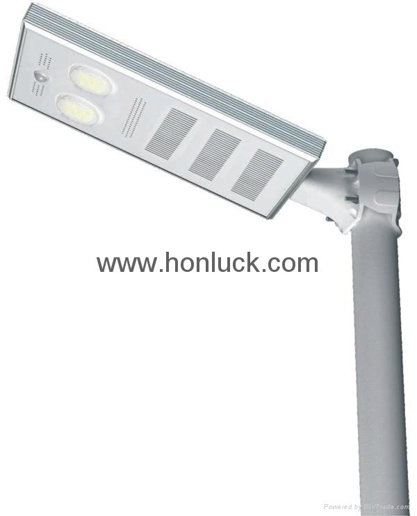 16W LED , 36W Solar Panel integrated solar street light