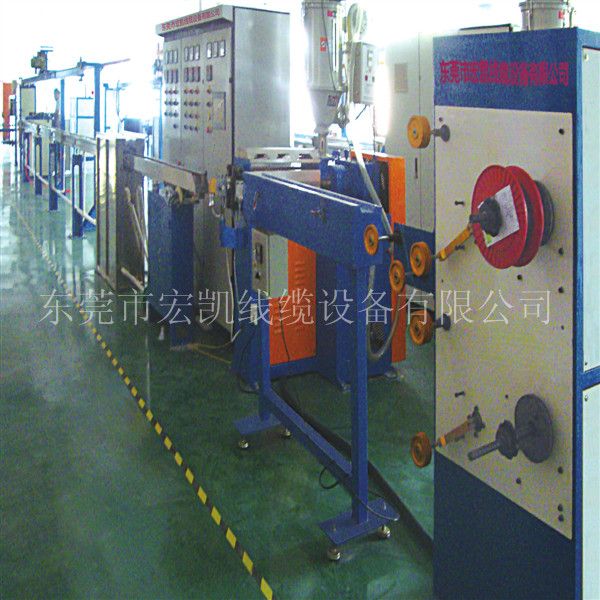 Tight buffered fiber production line