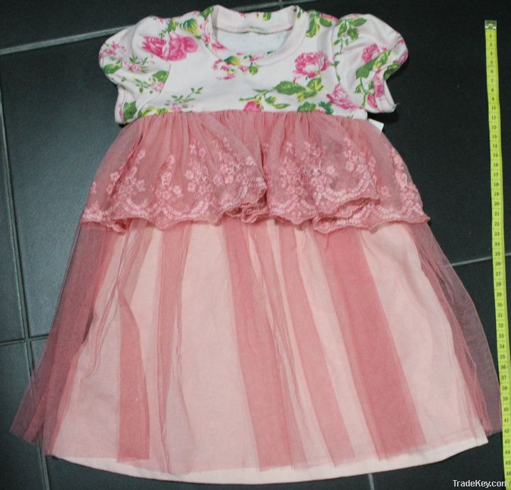 baby & children's clothes, baby birthday dress, long sleeve dress.