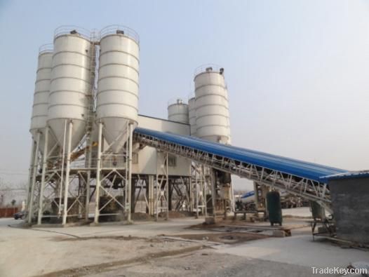 HZS series Belt Conveyor Type Concrete Mixing Plant