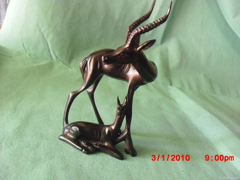 animal ebony carving(gazelle)