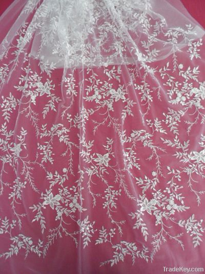 Embroidery Voile Lace Fabric Wholesale