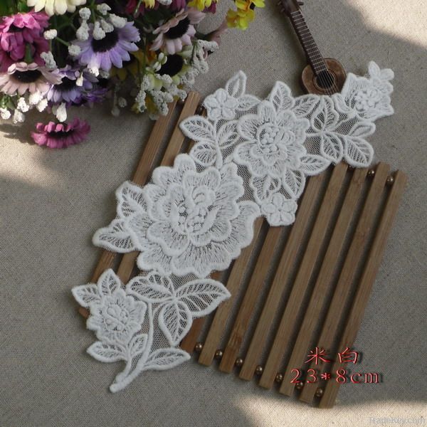 Embroidery Lace Appliques for Wedding Gown