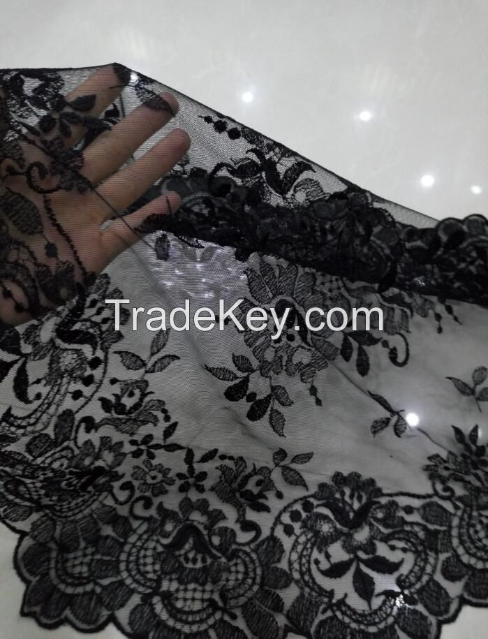 Embroidery Lace Mantilla ,Spanish Lace Mantilla for Church ,Triangular Lace Mantilla