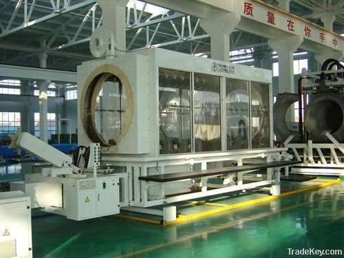 PP double wall corrugate pipe extrusion line