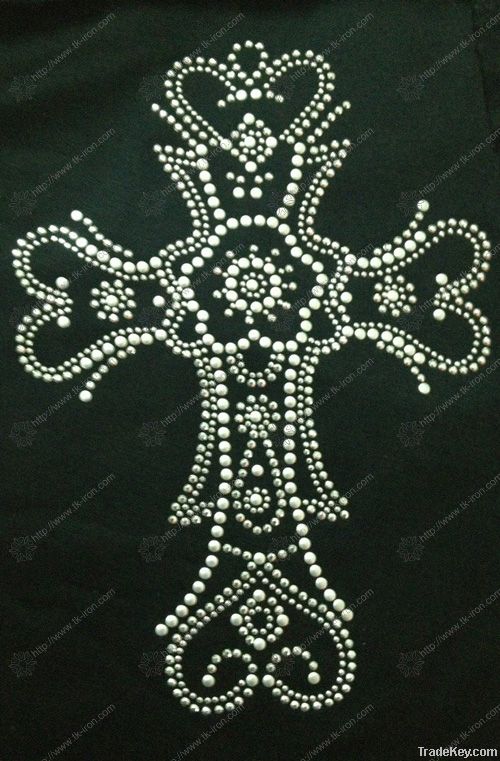 Cross design heat transfer motif