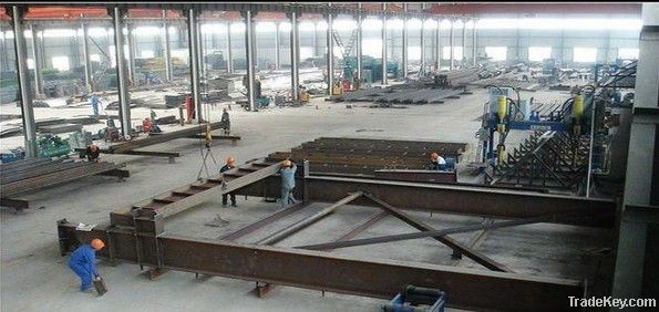 Light steel structure for workshop