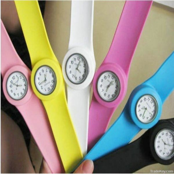 promotion slap watch silicone sports watch mens