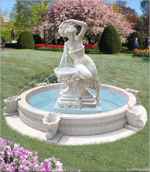 garden fountain