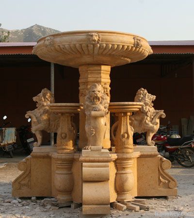 garden fountain