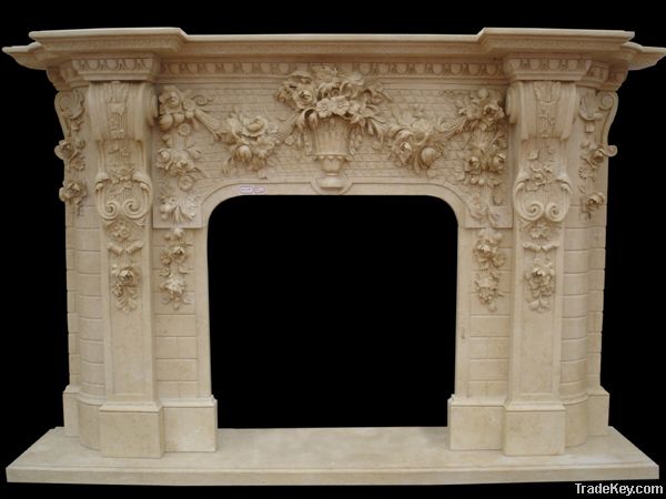 marble fireplace