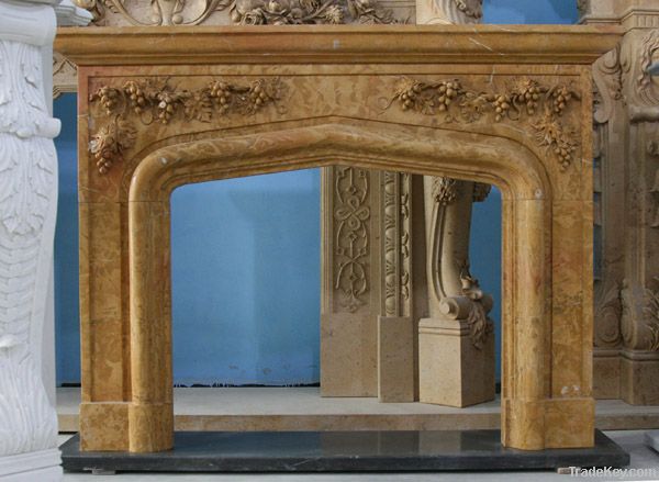 marble fireplace