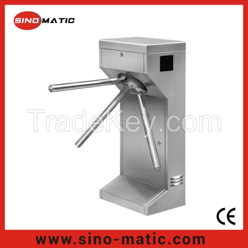 Access Control System Pedestrian Half Height Tripod Turnstile