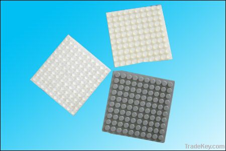 clear silicone rubber adhesion pads