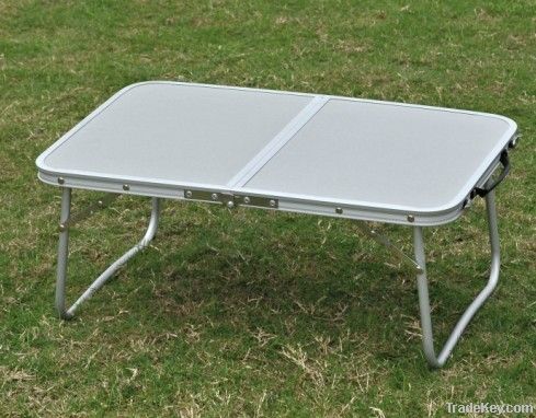 Laptop table, folding table, portable table, mini camping table